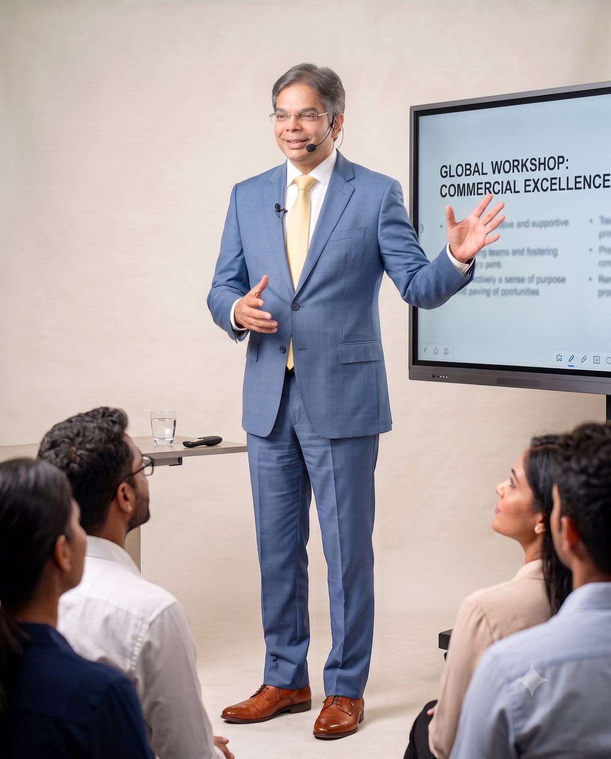 KK delivering a global workshop